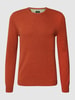 MCNEAL Pullover in Ripp-Optik Modell 'FILO' Cognac meliert