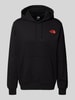 The North Face Hoodie met labelprint Zwart