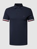 Tommy Hilfiger Koszulka polo z napisem z logo Granatowy