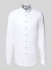 Jake*s Slim Fit Businesshemd mit extra langem Arm Weiss