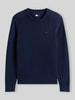 Tommy Jeans sweter z czystej bawełny o kroju regular fit Ciemnoniebieski