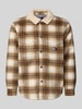 Tommy Jeans Oversized overhemdjack met all-over motief Beige