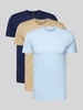 Polo Ralph Lauren Underwear T-Shirt mit geripptem Rundhalsausschnitt im 3er-Pack Hellblau