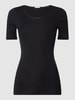 Hanro T-Shirt aus Baumwolle Modell 'Cotton Seamless' Black