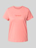 Tom Tailor Regular fit T-shirt van puur katoen Abrikoos