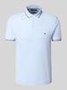 Tommy Hilfiger Regular fit poloshirt van katoenmix Bleu