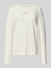 Marc O'Polo Regular Fit Pyjama-Oberteil aus reiner Baumwolle Weiss