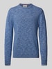 Scotch & Soda Gebreide pullover in gemêleerde look Blauw