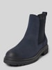 Tommy Hilfiger Chelsea Boots aus echtem Nubukleder Dunkelblau