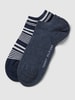 Tommy Hilfiger Sneakersocken mit Label-Detail im 2er-Pack Marine