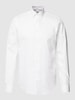 CK Calvin Klein Koszula biznesowa o kroju slim fit z kołnierzykiem typu kent Biały