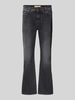 Weekend Max Mara Jeansy bootcut z mieszanki bawełny Model „RAPALLO” Czarny