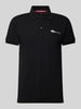 Alpha Industries Regular Fit Poloshirt mit Label-Print Black