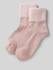 Calvin Klein Jeans Socken mit geripptem Abschluss Rosa