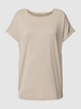 Christian Berg Woman T-Shirt mit überschnittenen Schultern Taupe