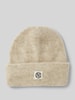 MSCH Copenhagen Beanie met logopatch, model 'Hope' Beige