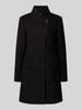 Liu Jo White Płaszcz ze stójką Czarny