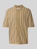 Jack & Jones Freizeithemd mit Knopfleiste Modell 'EMIL' Beige