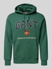 Gant Hoodie mit Label-Print Mint