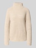 DRYKORN Strickpullover mit Stehkragen Modell 'ARWEN' Beige Melange