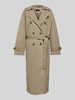 Vero Moda Outdoor Trenchcoat mit Bindegürtel Modell 'CHLOE' Hellgruen