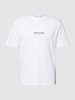 Jack & Jones T-Shirt mit Rundhalsausschnitt Modell 'JORVESTERBRO' Weiss