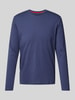 Christian Berg Men Longsleeve met ronde hals Marineblauw