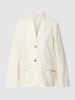 Marc O'Polo Blazer met knoopsluiting Ecru