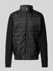 Christian Berg Men Steppjacke mit Stehkragen Black