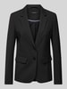 More & More Regular fit blazer met reverskraag Zwart