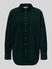 Only Relaxed fit overhemdblouse van puur katoen, model 'AIME-MOXI' Donkergroen