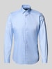 OLYMP Super slim fit zakelijk overhemd met kentkraag Bleu