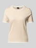 s.Oliver BLACK LABEL Regular Fit T-Shirt aus Viskose-Mix Sand