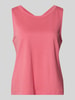 s.Oliver RED LABEL regular fit tanktop van katoenmix Felroze