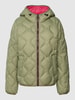 edc By Esprit Steppjacke mit Kapuze Khaki