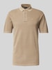 ARMANI EXCHANGE Poloshirt mit kurzer Knopfleiste Beige