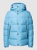 BOSS Orange Winterjacke mit Kapuze Hellblau