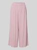 Pieces Loose Fit Culotte aus Viskose-Leinen-Mix Modell 'PIA' Rosa