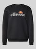 Ellesse Sweatshirt mit Label-Print Modell 'CORVARO' Black