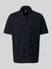 Christian Berg Men Relaxed Fit Poloshirt aus reiner Bio-Baumwolle mit Reverskragen Marine
