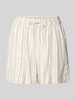 Tom Tailor Denim Relaxed Fit Shorts aus Viskose-Leinen-Mix Offwhite