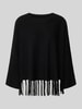 HERZENS Relaxed Fit Pullover aus Woll-Mix mit Kaschmir-Anteil Black