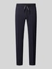 ARMANI EXCHANGE Slim fit pantalon met vaste persplooien Marineblauw