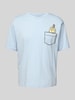 MCNEAL Loose Fit T-Shirt mit Rundhalsausschnitt Hellblau