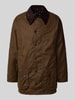 Barbour Jack met klepzakken, model 'BEAUFORT' Middenbruin