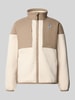 K-WAY Regular Fit Fleecejacke mit Stehkragen Modell 'SIXTE 4.0 ORSETTO' Beige