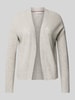 Tommy Hilfiger Cardigan mit geripptem Abschluss Mittelgrau