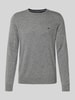 Fynch-Hatton Regular Fit Pullover mit Kaschmir-Anteil Modell 'Merino' Mittelgrau