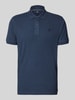 LERROS Slim Fit Poloshirt mit Logo-Stitching Marine