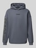 Guess Activewear Hoodie mit Label-Detail Modell 'DALIM' Anthrazit